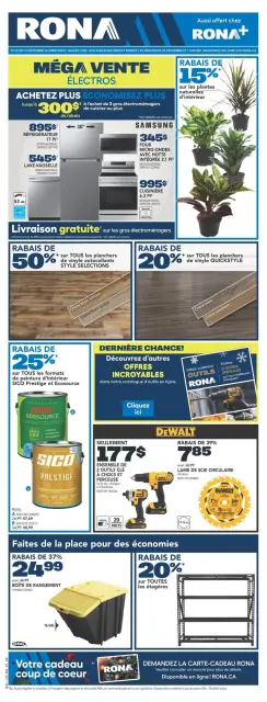 RONA Canada Offers from 25 December to 8 January 2025 New Offers - Page 1