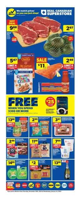 Real Canadian Superstore Canada Offers from 26 December to 1 January 2025 New Year's Sale - Page 12