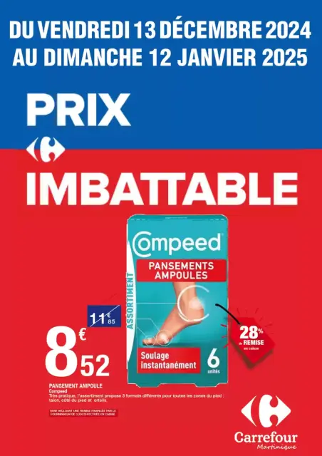 Carrefour France Offers from 23 December to 12 January 2025 Unbeatable Price - Page 1