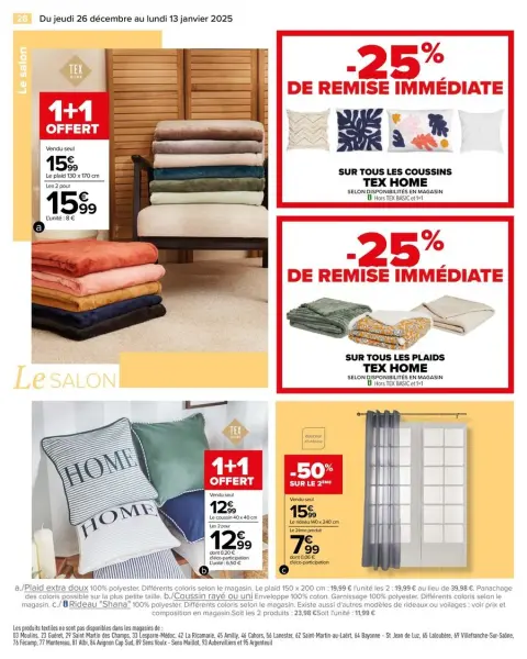 Carrefour France Offers from 26 December to 13 January 2025 WHITE Offers - Page 30