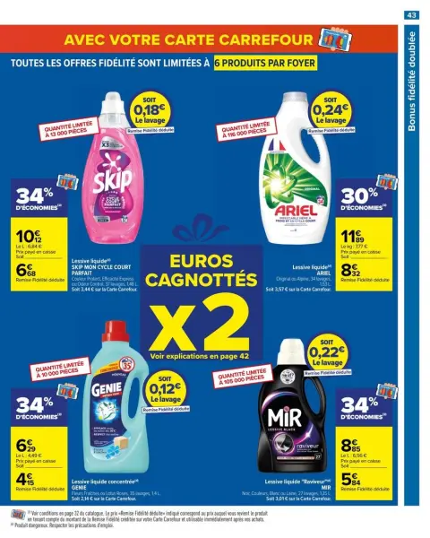 Carrefour France Offers from 26 December to 13 January 2025 WHITE Offers - Page 45