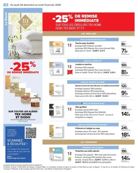Carrefour France Offers from 26 December to 13 January 2025 WHITE Offers - Page 20