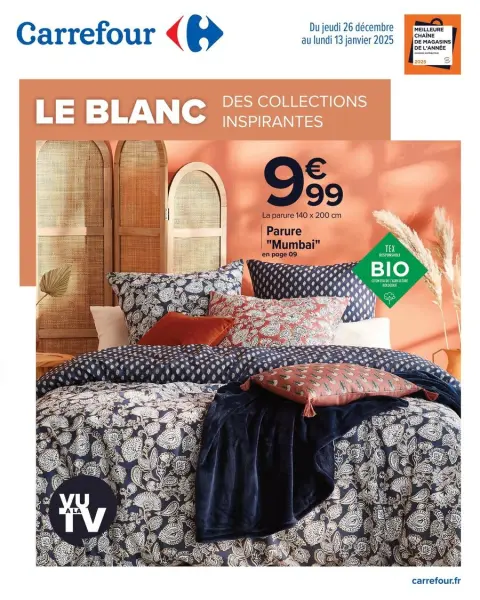 Carrefour France Offers from 26 December to 13 January 2025 WHITE Offers - Page 1