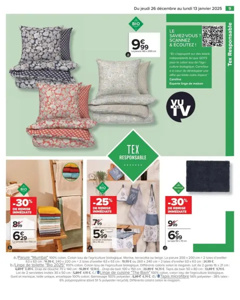 Carrefour France Offers from 26 December to 13 January 2025 WHITE Offers - Page 11