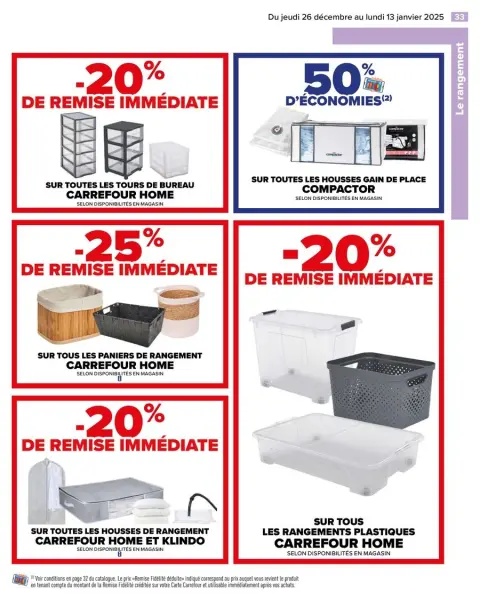 Carrefour France Offers from 26 December to 13 January 2025 WHITE Offers - Page 35