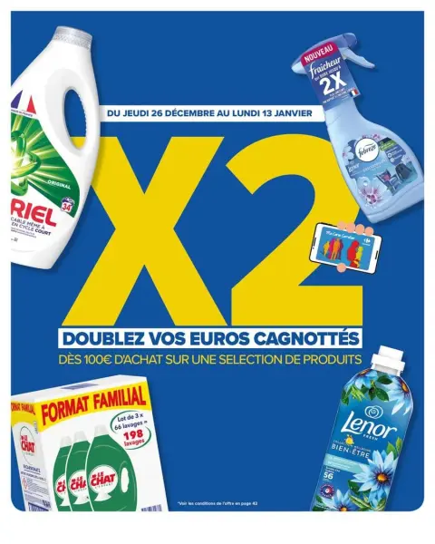 Carrefour France Offers from 26 December to 13 January 2025 WHITE Offers - Page 43