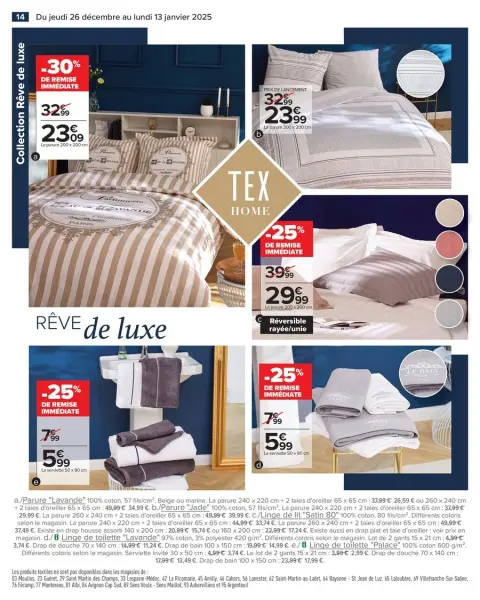 Carrefour France Offers from 26 December to 13 January 2025 WHITE Offers - Page 16
