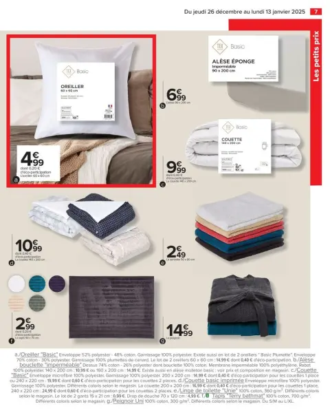 Carrefour France Offers from 26 December to 13 January 2025 WHITE Offers - Page 9