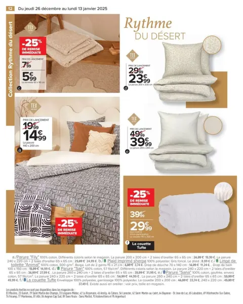 Carrefour France Offers from 26 December to 13 January 2025 WHITE Offers - Page 14