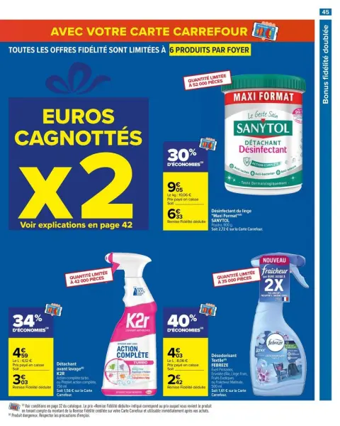 Carrefour France Offers from 26 December to 13 January 2025 WHITE Offers - Page 47