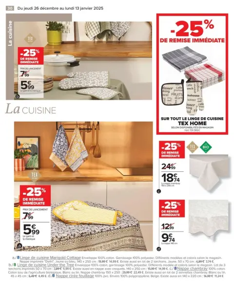 Carrefour France Offers from 26 December to 13 January 2025 WHITE Offers - Page 32