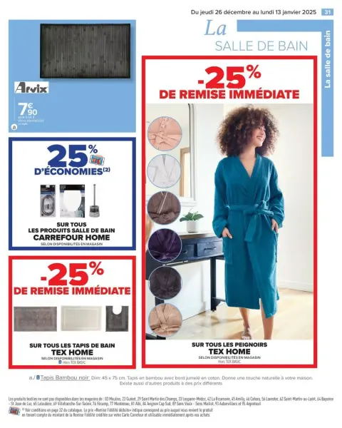 Carrefour France Offers from 26 December to 13 January 2025 WHITE Offers - Page 33