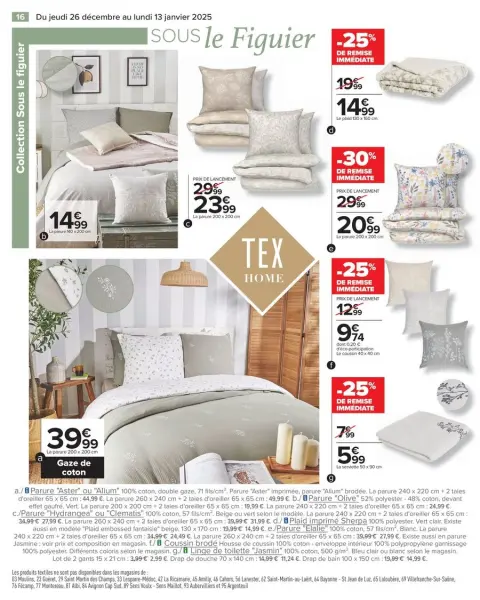 Carrefour France Offers from 26 December to 13 January 2025 WHITE Offers - Page 18