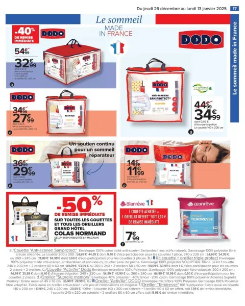 Carrefour France Offers from 26 December to 13 January 2025 WHITE Offers - Page 19