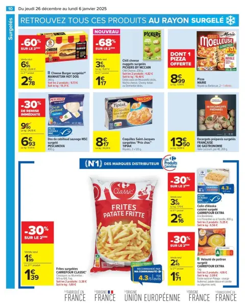 Carrefour France Offers from 26 December to 6 January 2025 - 50% ON THE 2ND PRODUCT - Page 16