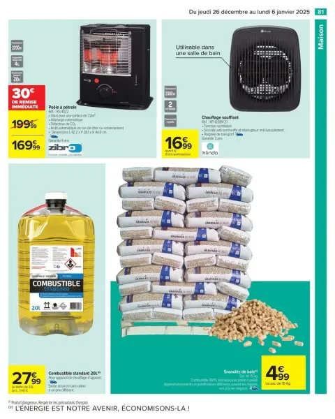 Carrefour France Offers from 26 December to 6 January 2025 - 50% ON THE 2ND PRODUCT - Page 87