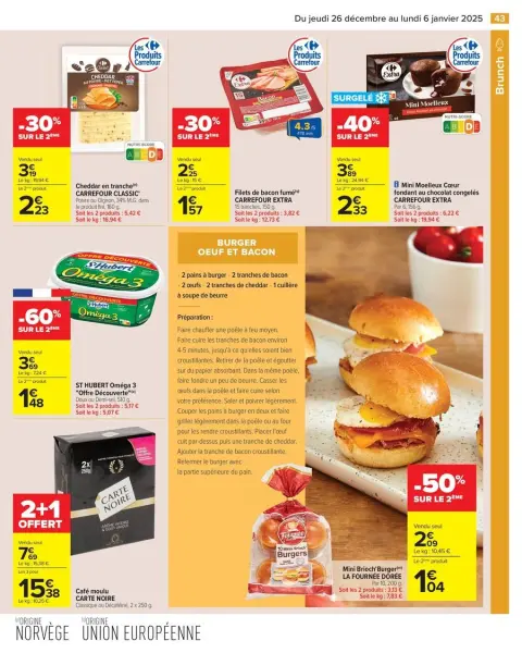 Carrefour France Offers from 26 December to 6 January 2025 - 50% ON THE 2ND PRODUCT - Page 49