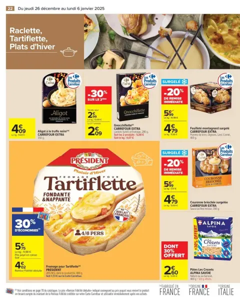 Carrefour France Offers from 26 December to 6 January 2025 - 50% ON THE 2ND PRODUCT - Page 28