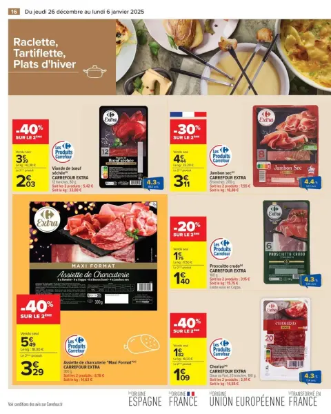 Carrefour France Offers from 26 December to 6 January 2025 - 50% ON THE 2ND PRODUCT - Page 22