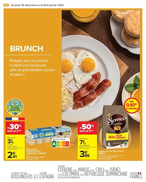 Carrefour France Offers from 26 December to 6 January 2025 - 50% ON THE 2ND PRODUCT - Page 46