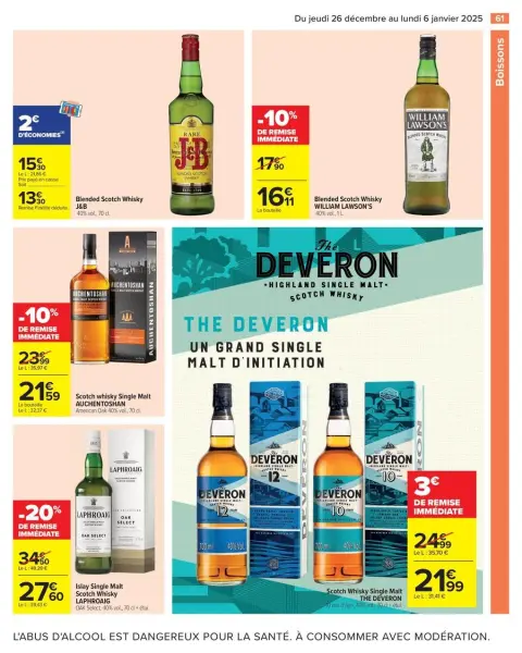 Carrefour France Offers from 26 December to 6 January 2025 - 50% ON THE 2ND PRODUCT - Page 67