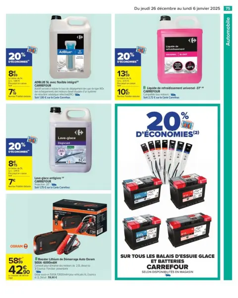 Carrefour France Offers from 26 December to 6 January 2025 - 50% ON THE 2ND PRODUCT - Page 81