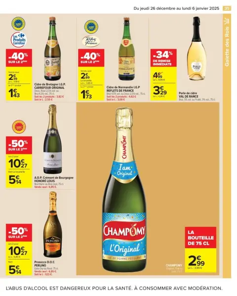 Carrefour France Offers from 26 December to 6 January 2025 - 50% ON THE 2ND PRODUCT - Page 41