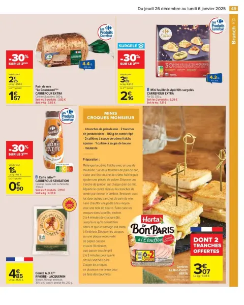 Carrefour France Offers from 26 December to 6 January 2025 - 50% ON THE 2ND PRODUCT - Page 55