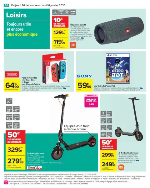 Carrefour France Offers from 26 December to 6 January 2025 - 50% ON THE 2ND PRODUCT - Page 92