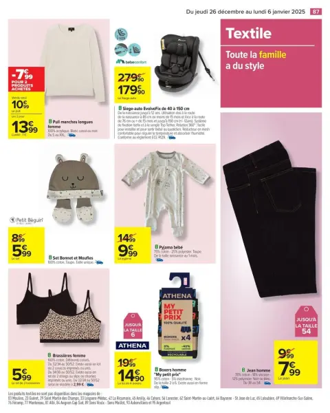 Carrefour France Offers from 26 December to 6 January 2025 - 50% ON THE 2ND PRODUCT - Page 93