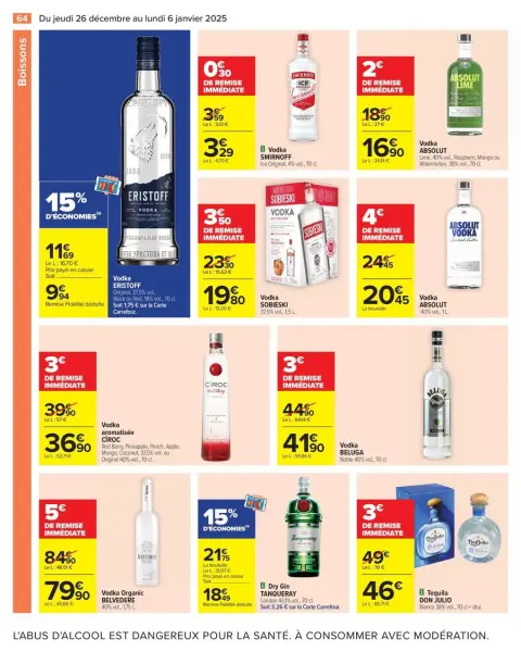 Carrefour France Offers from 26 December to 6 January 2025 - 50% ON THE 2ND PRODUCT - Page 70