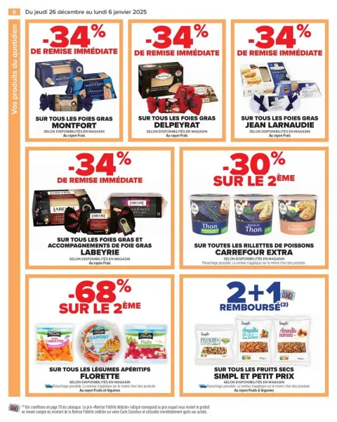 Carrefour France Offers from 26 December to 6 January 2025 - 50% ON THE 2ND PRODUCT - Page 12