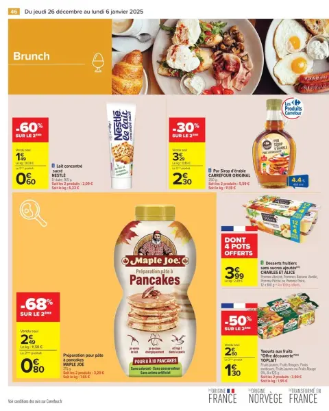 Carrefour France Offers from 26 December to 6 January 2025 - 50% ON THE 2ND PRODUCT - Page 52