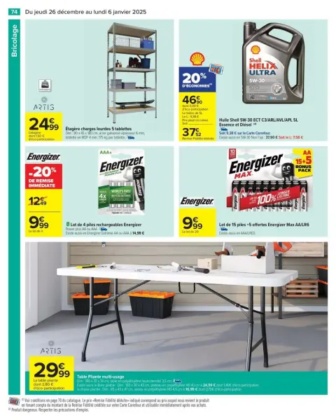 Carrefour France Offers from 26 December to 6 January 2025 - 50% ON THE 2ND PRODUCT - Page 80