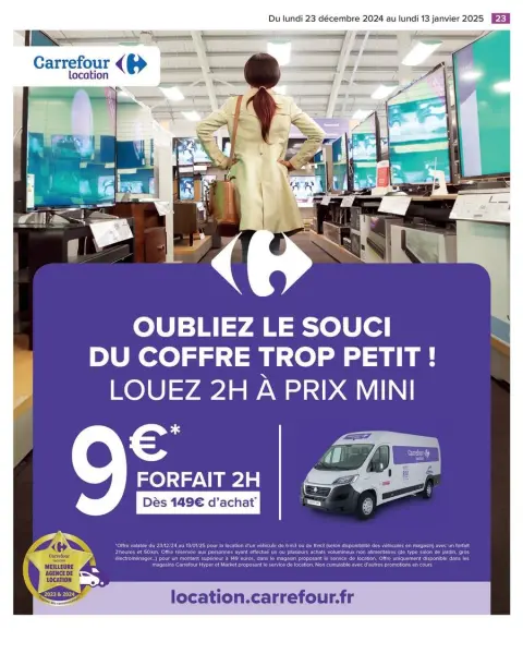Carrefour France Offers from 23 December to 13 January 2025 START THE YEAR WITH THE LATEST DEALS - Page 27
