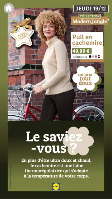Offres Lidl France de 19 novembre à 23 février 2025 Offres Lookbook - Page 11