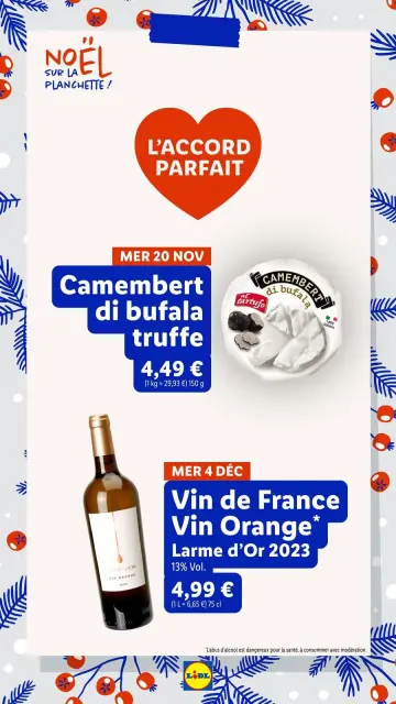Offres Lidl France de 21 décembre à 3 janvier 2025 Offres de Noël - Page 42