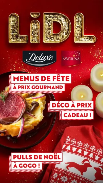 Offres Lidl France de 21 décembre à 3 janvier 2025 Offres de Noël - Page 1