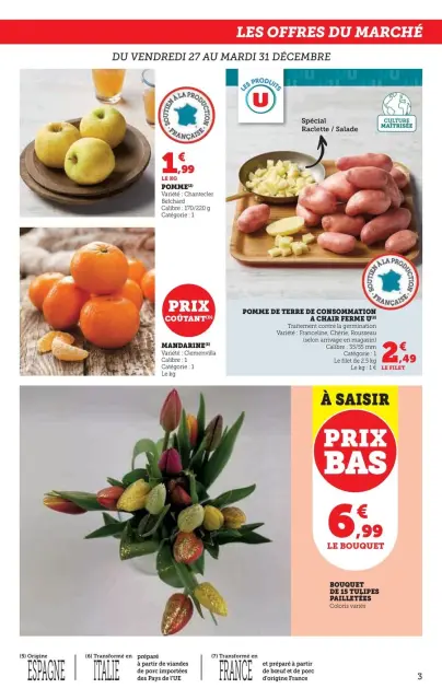 U Express France Offers from 27 December to 5 January 2025 Monthly Offers Catalog - Page 3
