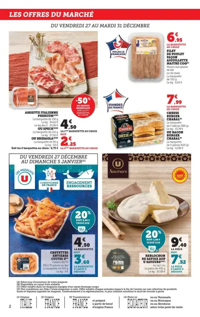 U Express France Offers from 27 December to 5 January 2025 Monthly Offers Catalog - Page 2