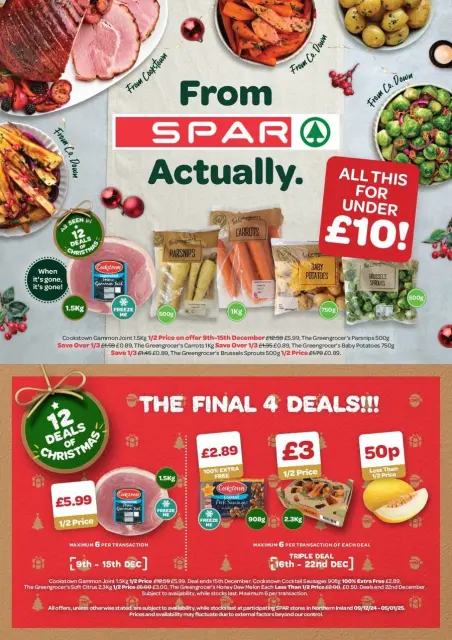 Ofertas de SPAR Reino Unido de 11 diciembre a 5 enero 2025 Las 4 ofertas finales - Página 1