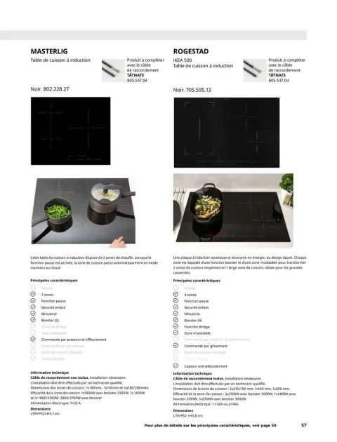 Offres IKEA France de 1 octobre à 31 juillet 2025 ÉLECTROMÉNAGER Guide d’achat - Page 57