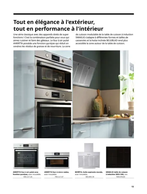 Offres IKEA France de 1 octobre à 31 juillet 2025 ÉLECTROMÉNAGER Guide d’achat - Page 13