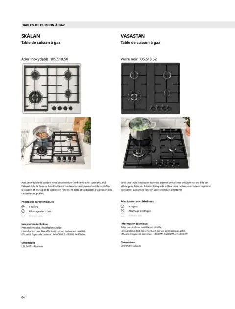 Offres IKEA France de 1 octobre à 31 juillet 2025 ÉLECTROMÉNAGER Guide d’achat - Page 64