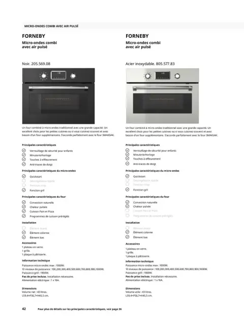 Offres IKEA France de 1 octobre à 31 juillet 2025 ÉLECTROMÉNAGER Guide d’achat - Page 42