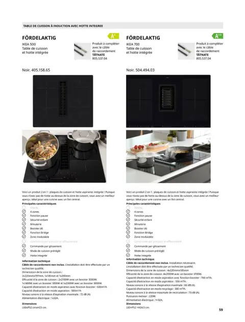 Offres IKEA France de 1 octobre à 31 juillet 2025 ÉLECTROMÉNAGER Guide d’achat - Page 59