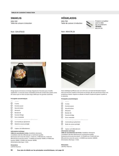 Offres IKEA France de 1 octobre à 31 juillet 2025 ÉLECTROMÉNAGER Guide d’achat - Page 56