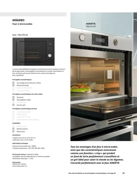 Offres IKEA France de 1 octobre à 31 juillet 2025 ÉLECTROMÉNAGER Guide d’achat - Page 41