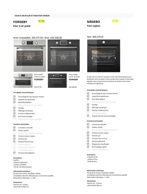 Offres IKEA France de 1 octobre à 31 juillet 2025 ÉLECTROMÉNAGER Guide d’achat - Page 30