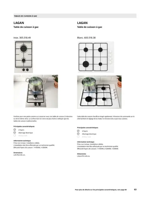 Offres IKEA France de 1 octobre à 31 juillet 2025 ÉLECTROMÉNAGER Guide d’achat - Page 63